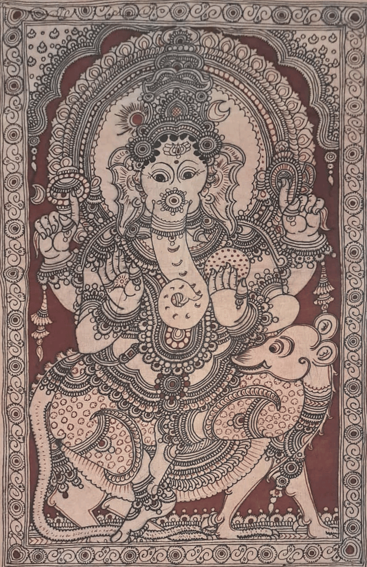 Ganesha: Kalamkari by Sudheer Thumbnail