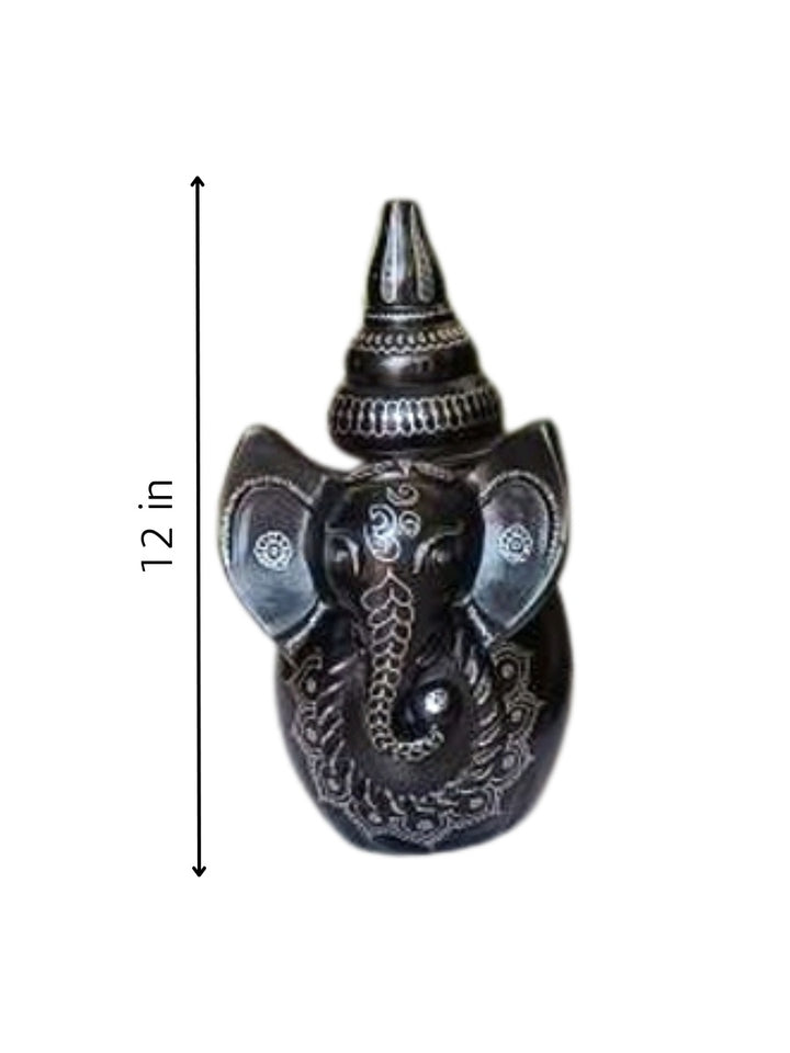 Ganesha in Black Pottery by Ramjatan Prajapati Thumbnail