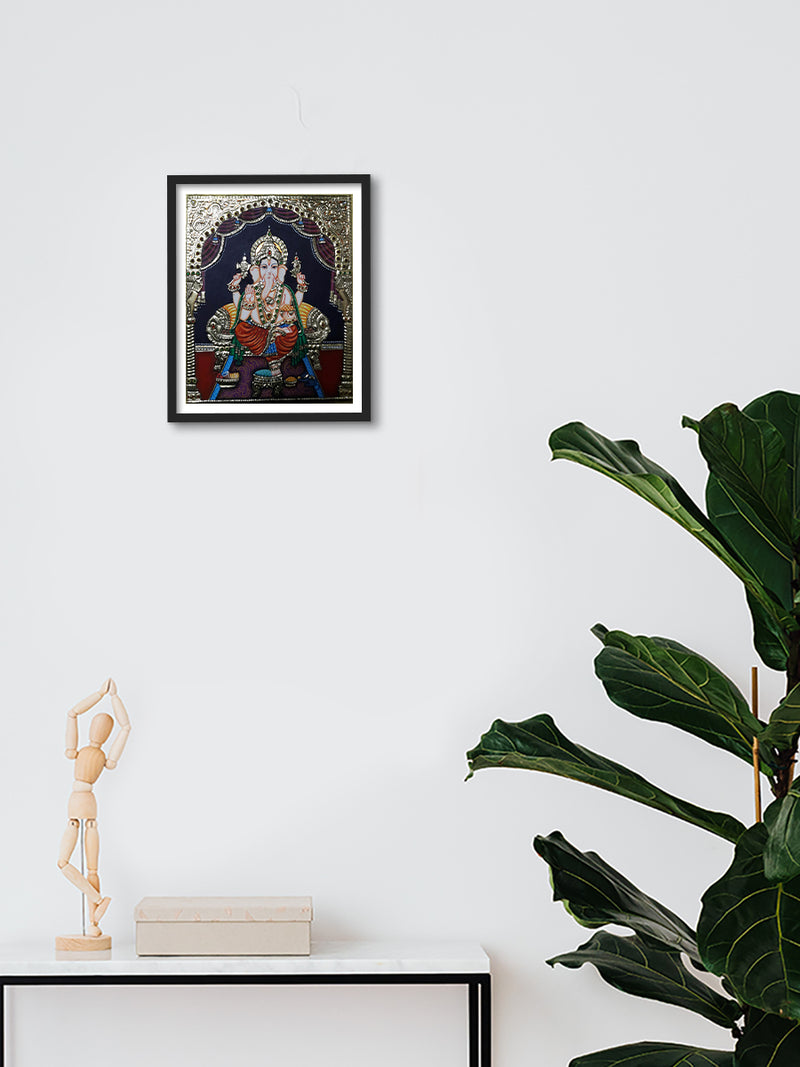 Ganesha, Tanjore Painting for sale