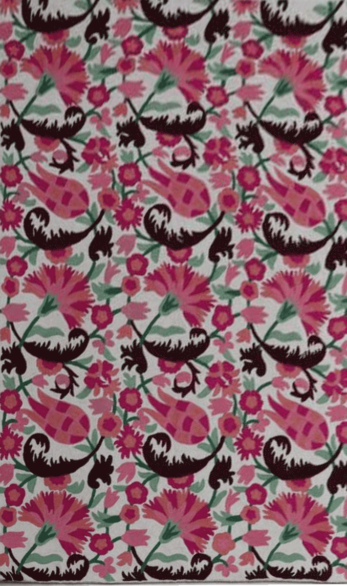 Garden of Elegance in Crewel Embroidery by Jahangir Ahmed Bhat Thumbnail