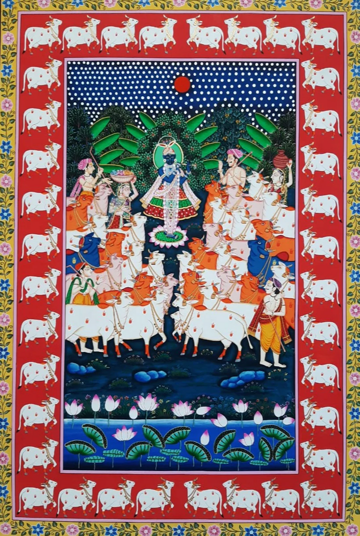 Shrinathji's Divine Raas Leela: Sharad Purnima In Pichwai by Shehzaad Ali Sherani Thumbnail