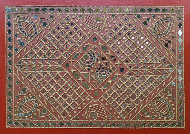 Geru Harmony in Lippan work by Majikhan For Home Decor, Gifting Thumbnail