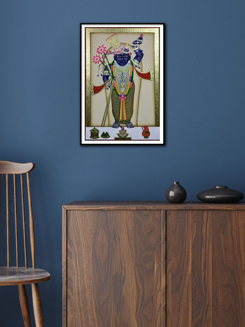 Gilded Reverence: Pichwai painting for sale