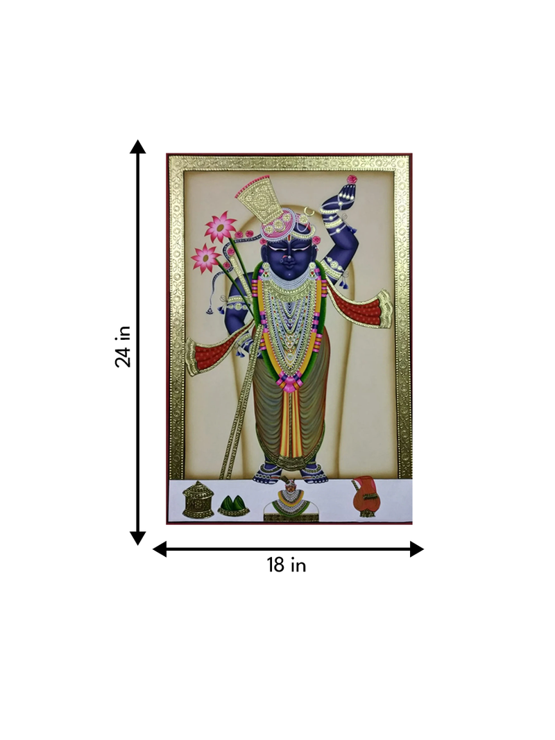 Gilded Reverence: Pichwai painting by Jayesh Sharma
