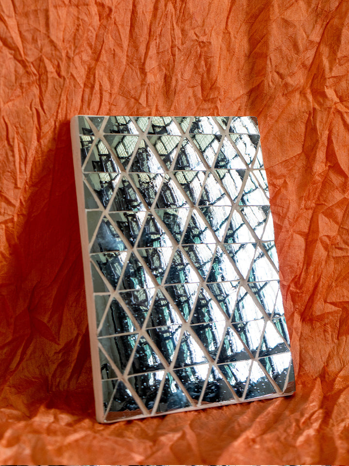 Glimmers of Geometry: A Thikri Glasswork by Happy Kumawat Thumbnail
