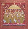 Gopis and Sacred Cows Painting