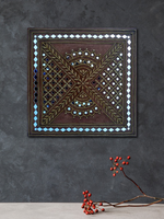 buy Glorious Reflections: Lippan Kaam Artwork by Nalemitha