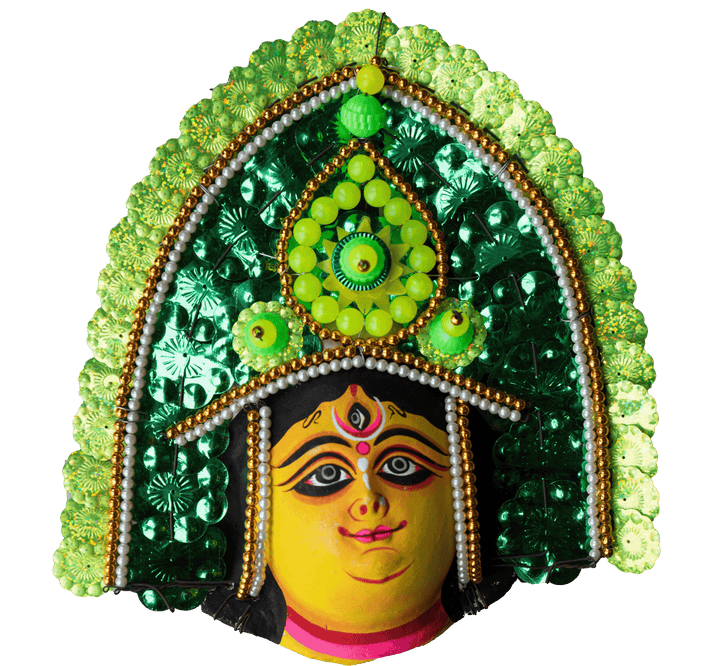 Goddess Durga: A Mystical Chhau Mask by Dharmendra Sutradhar Thumbnail