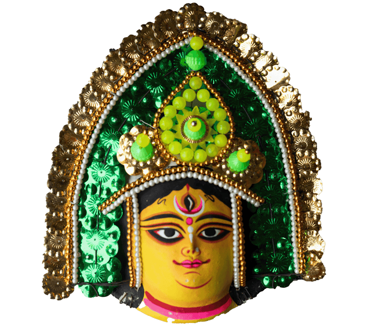 Goddess Durga: Chhau Mask by Dharmendra Sutradhar Thumbnail