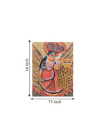 Goddess Lakshmi seated on owl in Kalighat for sale