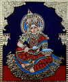 Buy Goddess Annapurna, Tanjore Art by Sanjay Tandekar