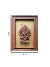 Goddess Lakshmi in Miniature Kadam Wood Carving for sale