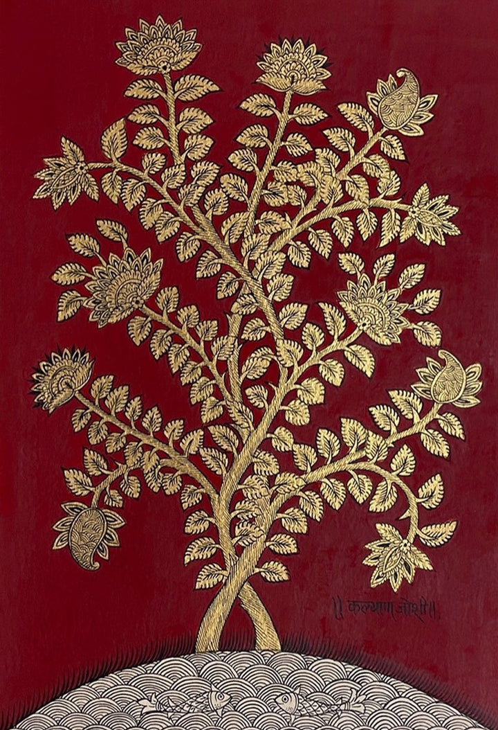 Golden Splendor: A Tapestry of Flowers by Kalyan Joshi Thumbnail