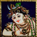 Gopal, Tanjore Painting by Sanjay Tandekar