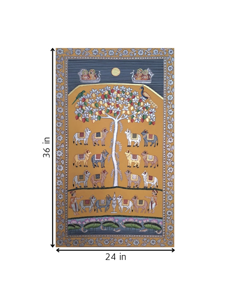 Gopashtami In Pichwai artwork for sale