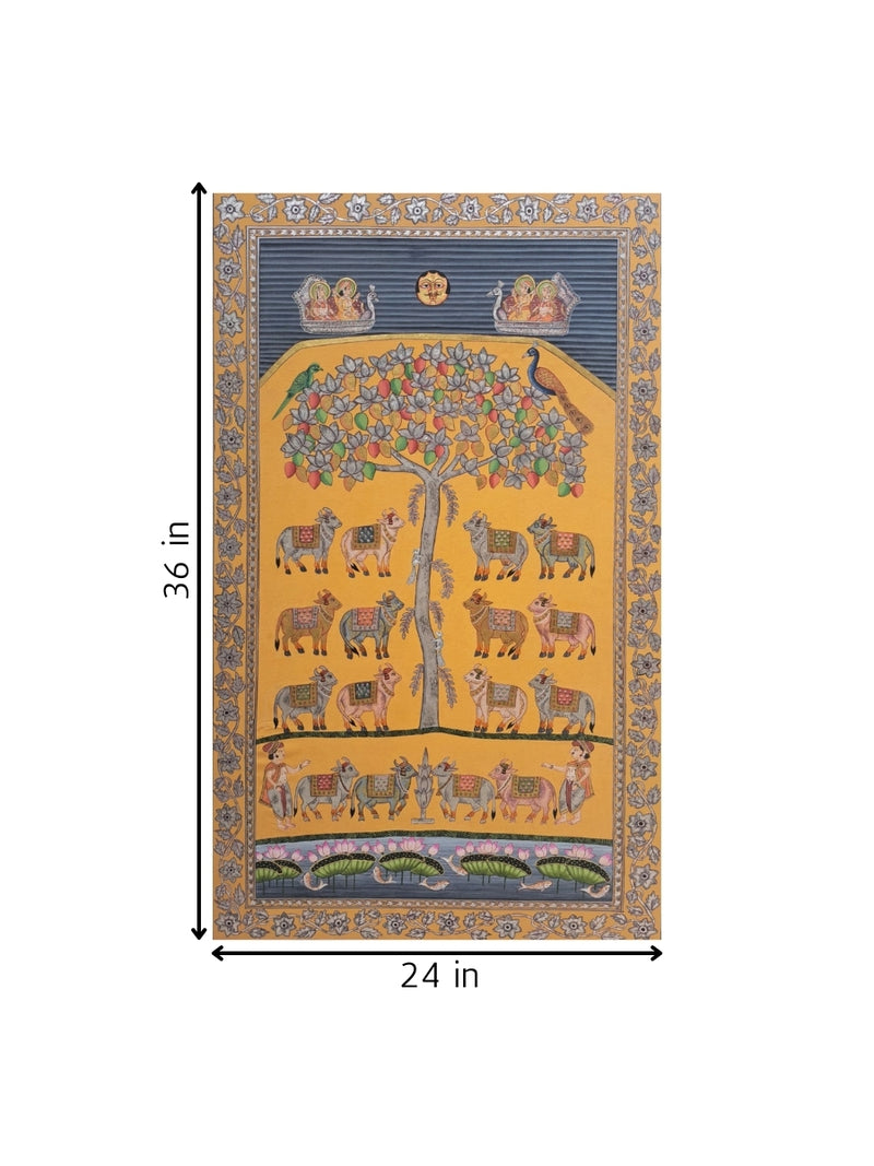 Gopashtami In Pichwai artwork for sale