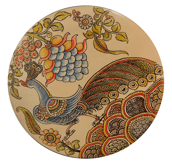Grace and Rejuvenation in Sudheer's Vivid Kalamkari Plates Thumbnail