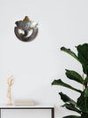 Guardian of Auspicious Beginnings: A Thikri Glasswork by Happy Kumawat