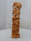Buy Guardians of the Wild: A Wooden Hunting Showpiece wooden craving 