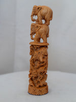 Buy Guardians of the Wild: A Wooden Hunting Showpiece wooden craving 