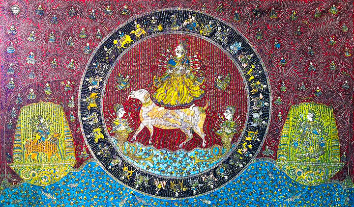Hadksha Mata Mata Ni Pachedi By Sanjay Chitara For Home Decor Thumbnail