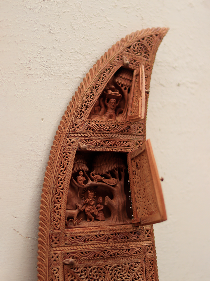 Handcrafted Raw Sandalwood Sword by Om Prakash Thumbnail