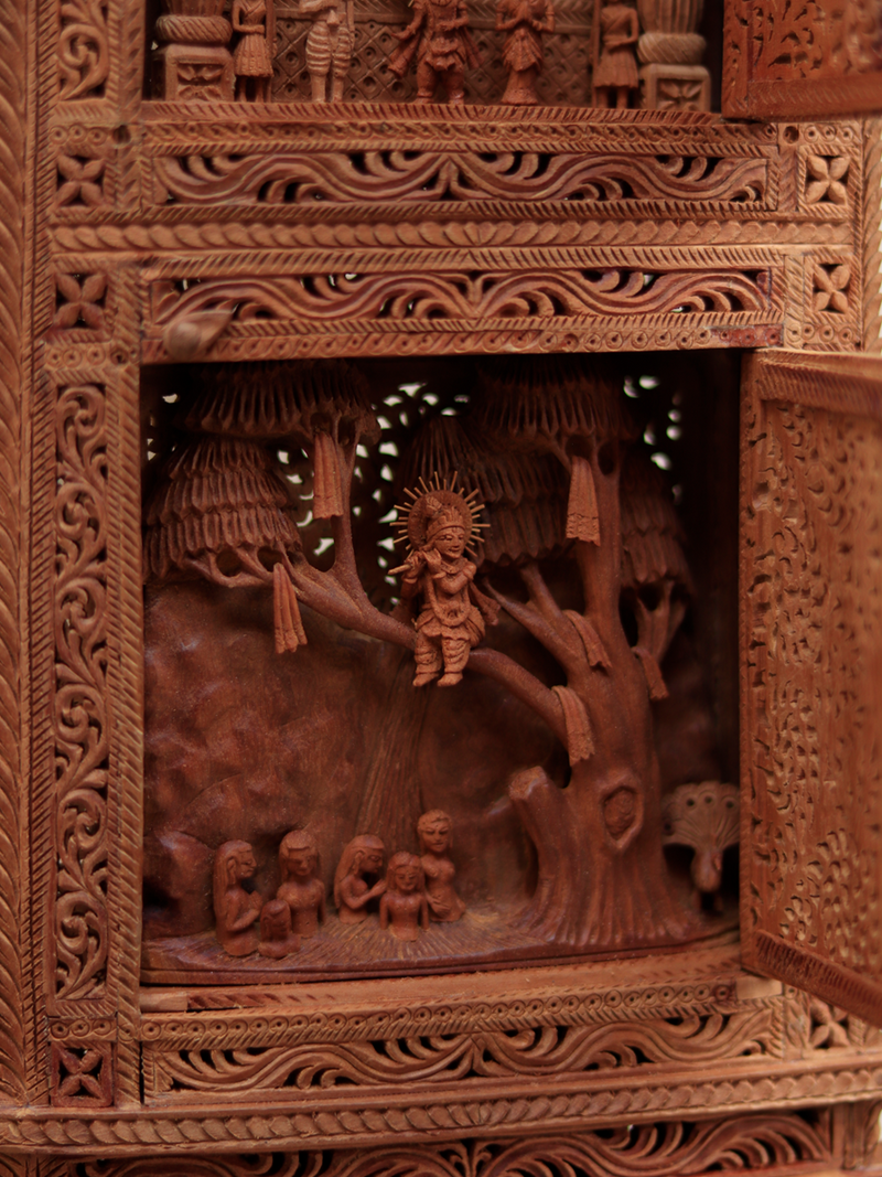 Handcrafted Sandalwood Sword by Om Prakash for sale