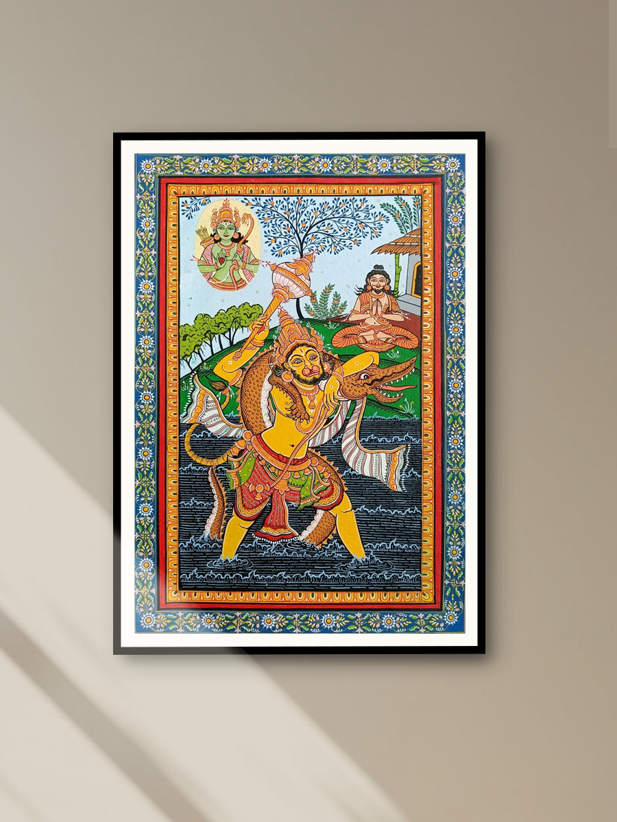 Garuda Pattachitra Pattachitra Painting: Traditional Indian Folk Art from Odisha & Bengal
