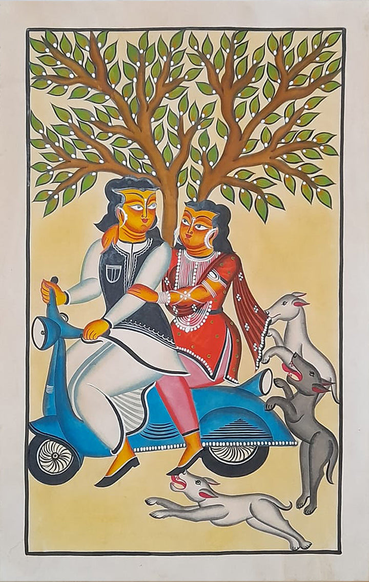 Harmony in Motion: A Captivating Scene of Love and Chaos by Sonali Chitrakar Thumbnail