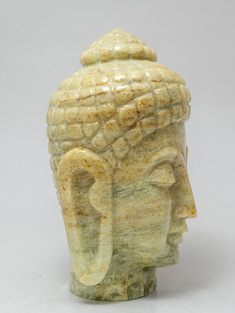 The Golden Aquamarine Buddha's Eternal Tranquility 