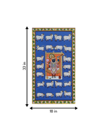 Harmony of Shrinathji: A Tapestry of Pichwai Painting for sale