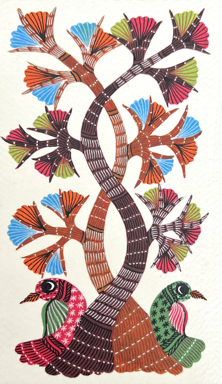 Harmony of nature In Gond By Kailash Pradhan Thumbnail