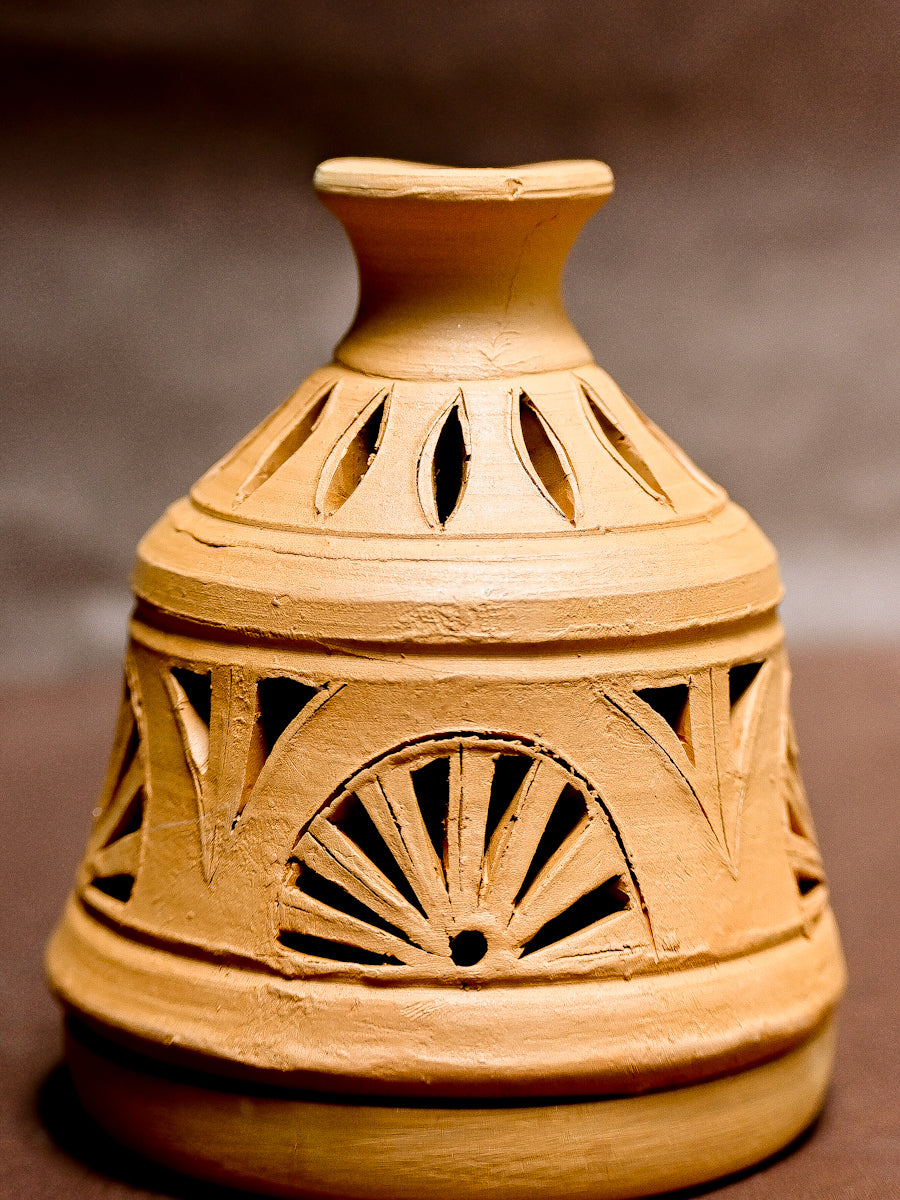 Harmony in Clay, Terracotta Model of Tea Light