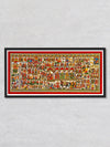 Harmony of Rajasthan A Tapestry of the Life of Pabuji, Phad Painting by Kalyan Joshi
