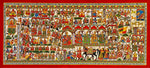 Buy Harmony of Rajasthan A Tapestry of the Life of Pabuji, Phad Painting by Kalyan Joshi