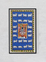 Shop Harmony of Shrinathji: A Tapestry of Pichwai Painting by Dinesh Soni