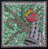 Shop Harmony of the Forest Regal Beauty in the Woods, Madhubani Painting by Ambika Devi
