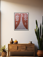 Harvest Symphony: Warli Painting by Anil Wangad