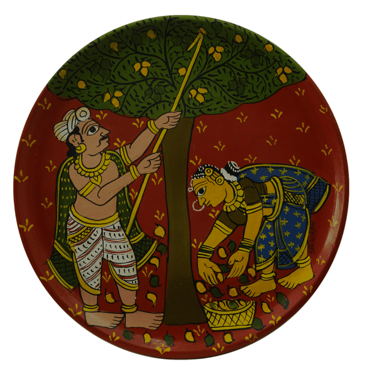 Harvesting Mangoes in Cheriyal Wall Plates by Sai Kiran Thumbnail