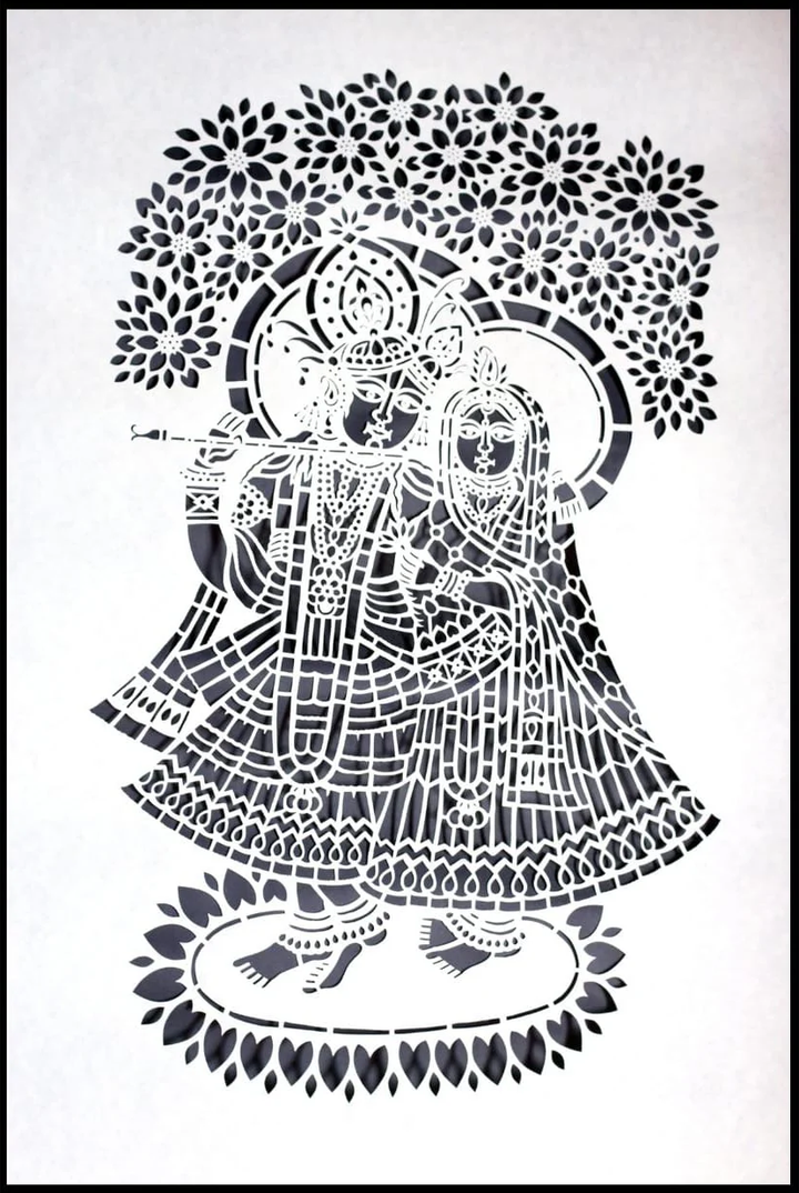 Hearts in Harmony: Ashutosh Verma's Radha and Krishna Sanjhi Thumbnail