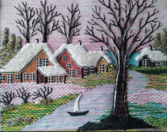 Houses in Gazipur Wall Hanging by Md. Matim Thumbnail
