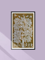 Shop Human & Nature In Warli by Dilip Bahotha