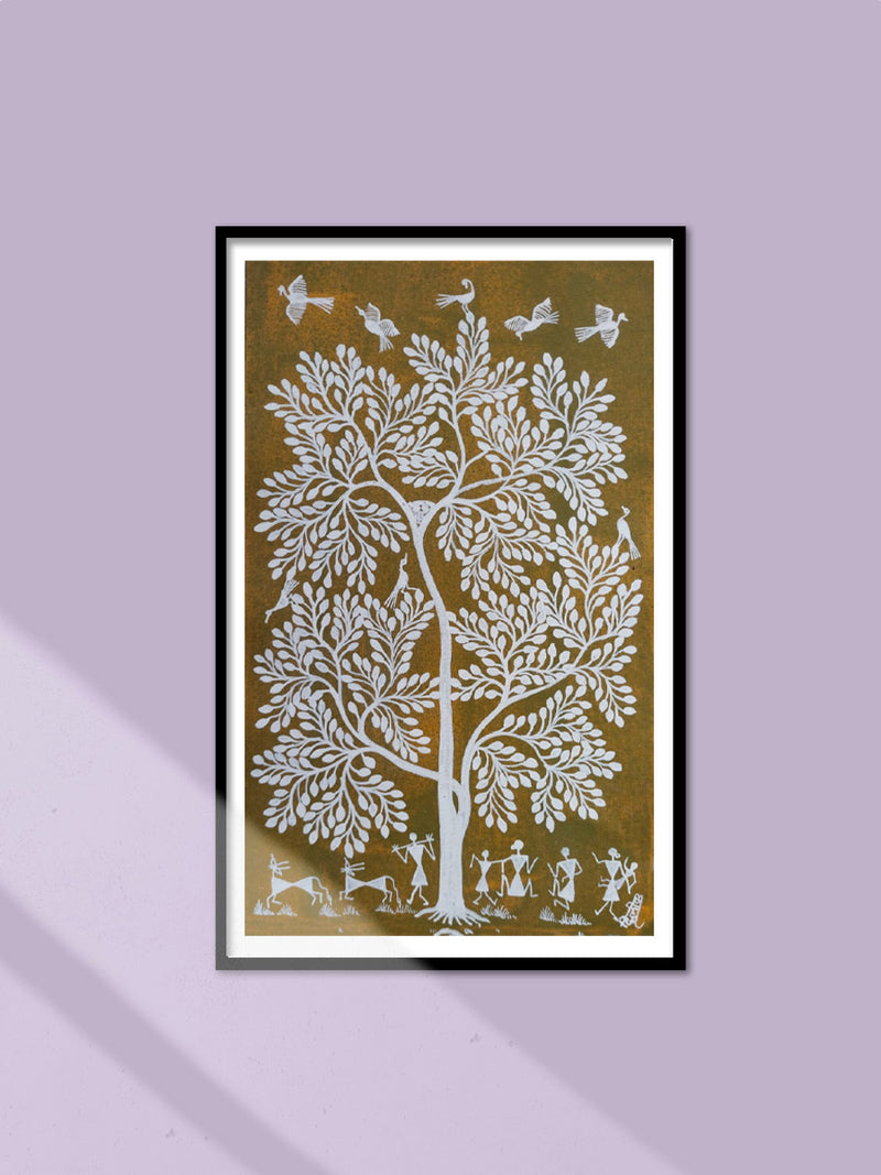 Shop Human & Nature In Warli by Dilip Bahotha