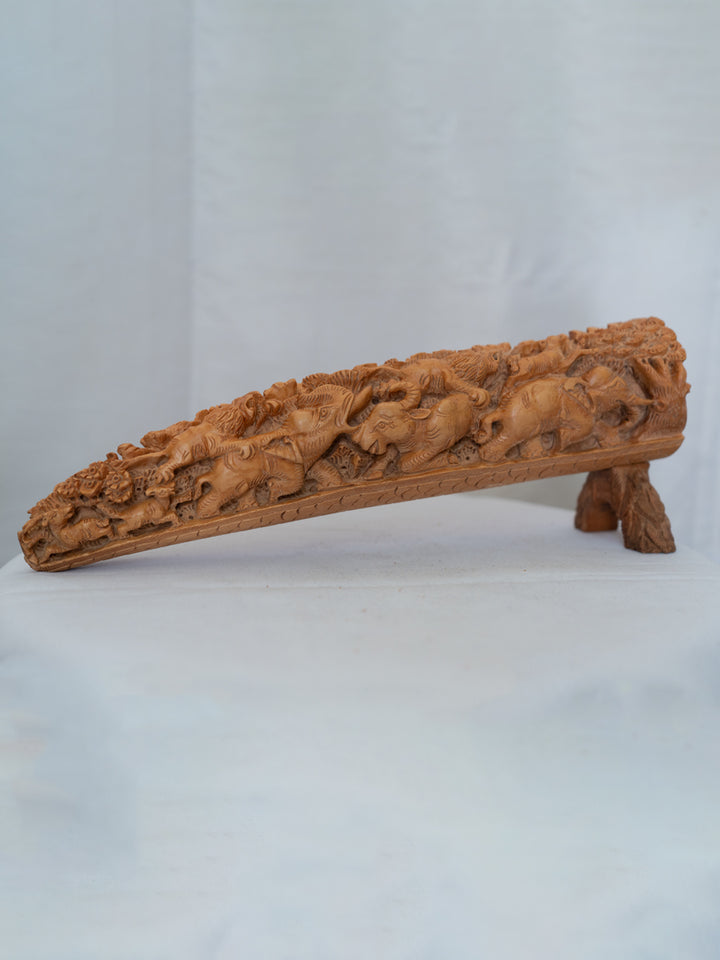 Hunters' Crossing: A Wooden Hunting Bridge by Ajit Kumar Thumbnail