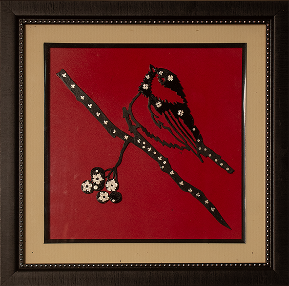 Small bird perched on a branch in Koftgiri by Shyamlata Gahlot Thumbnail