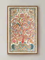 Tree of Life: Kalamkari painting by Harinath.N-Paintings by Master Artists