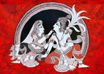 Shop Radha Krishna: Kalamkari Painting by Harinath.N