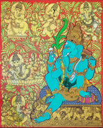 Buy Ganesha: Kalamkari painting by Master artist Harinath.N