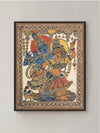 Radha Krishna : Kalamkari painting by Harinath.N for sale
