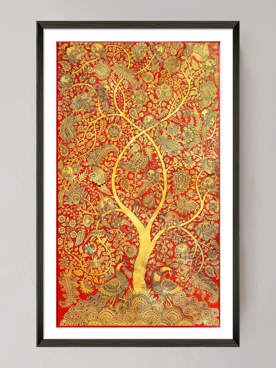 Tree of Life: Kalamkari painting by Harinath.N for sale